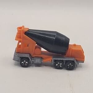 Hot Wheels - LOOSE - Orange/Black Cement Truck